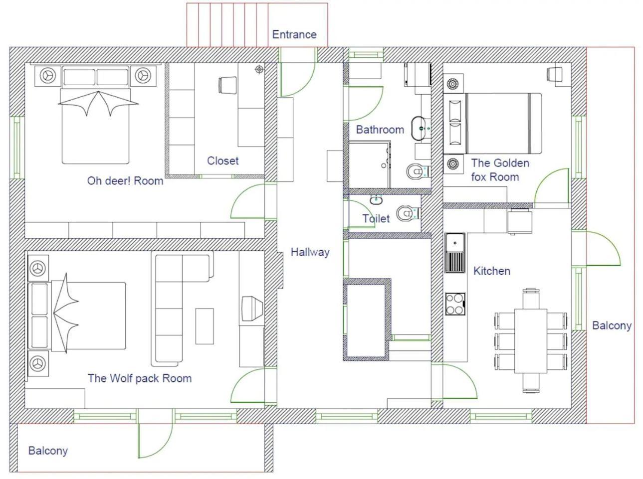 Brlog Apartment Zgornje Gorje ภายนอก รูปภาพ